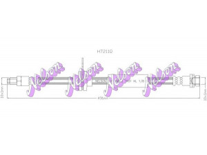 Brovex-Nelson H7211Q stabdžių žarnelė 
 Stabdžių sistema -> Stabdžių žarnelės
1751732, 1806734, CV612C338AB, CV612C338AC