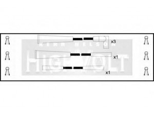 STANDARD OEF021 uždegimo laido komplektas 
 Kibirkšties / kaitinamasis uždegimas -> Uždegimo laidai/jungtys
5967.H6, 95659595