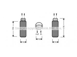 AVA QUALITY COOLING OLD288 džiovintuvas, oro kondicionierius 
 Oro kondicionavimas -> Džiovintuvas
1618074, 52466909, 52466909