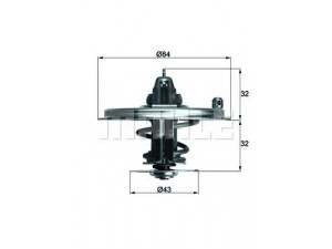 MAHLE ORIGINAL TX 36 71D termostatas, aušinimo skystis 
 Aušinimo sistema -> Termostatas/tarpiklis -> Thermostat
1153 1 731 486