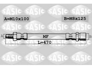SASIC SBH0137 stabdžių žarnelė 
 Stabdžių sistema -> Stabdžių žarnelės
95494973, 95632790