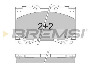 BREMSI BP2898 stabdžių trinkelių rinkinys, diskinis stabdys 
 Techninės priežiūros dalys -> Papildomas remontas
04465-60150, 04465-60151, 04465-60160