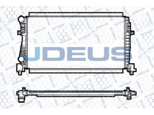JDEUS 001M26 radiatorius, variklio aušinimas 
 Aušinimo sistema -> Radiatorius/alyvos aušintuvas -> Radiatorius/dalys
5Q0121251EB
