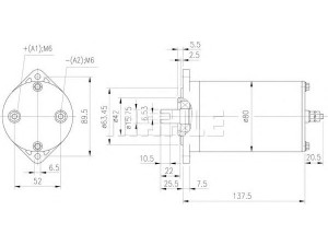 MAHLE ORIGINAL MM 226 elektrovariklis