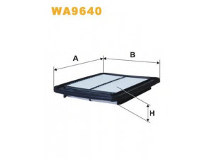 WIX FILTERS WA9640 oro filtras 
 Techninės priežiūros dalys -> Techninės priežiūros intervalai
281130X000