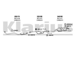 KLARIUS 600146E išmetimo sistema 
 Išmetimo sistema -> Išmetimo sistema, visa