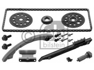 FEBI BILSTEIN 44913 pavaros grandinės komplektas 
 Variklis -> Variklio uždegimo laiko reguliavimo kontrolė -> Sinchronizavimo grandinė/įtempiklis/kreiptuvas -> Pavaros grandinės komplektas
5636 413, 55 352 124, 55352124