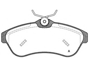 OPEN PARTS BPA0880.00 stabdžių trinkelių rinkinys, diskinis stabdys 
 Techninės priežiūros dalys -> Papildomas remontas
425237, 425372