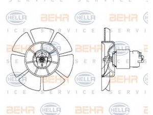 HELLA 8EW 009 160-331 vidaus pūtiklis
81 61930 6034