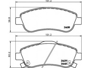 HELLA 8DB 355 013-611 stabdžių trinkelių rinkinys, diskinis stabdys 
 Techninės priežiūros dalys -> Papildomas remontas
45022SWWG01, 45022SWWG02, 45022T1EG00