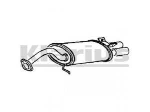 KLARIUS TY283W galinis duslintuvas 
 Išmetimo sistema -> Duslintuvas
1743016360, 1743016400, 1743016690
