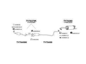 VENEPORTE 700051 išmetimo sistema 
 Išmetimo sistema -> Išmetimo sistema, visa