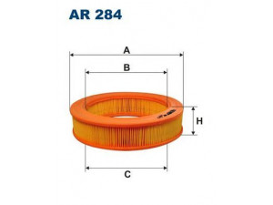 FILTRON AR284 oro filtras 
 Filtrai -> Oro filtras
1444K6, 7700722120, 7701035018