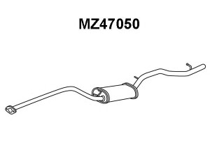 VENEPORTE MZ47050 galinis duslintuvas 
 Išmetimo sistema -> Duslintuvas
Y61140300