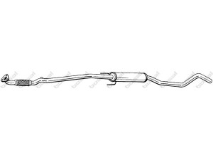 BOSAL 295-615 vidurinis duslintuvas 
 Išmetimo sistema -> Duslintuvas
13204582, 58 52 128, 58 52 296