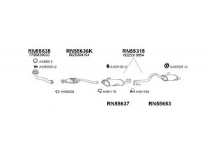 VENEPORTE 550102 išmetimo sistema