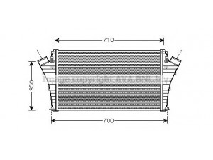 AVA QUALITY COOLING OLA4361 tarpinis suslėgto oro aušintuvas, kompresorius 
 Variklis -> Oro tiekimas -> Įkrovos agregatas (turbo/superįkrova) -> Tarpinis suslėgto oro aušintuvas
6302040, 6302046, 12788019, 24418365