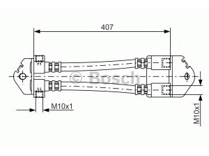 BOSCH 1 987 481 167 stabdžių žarnelė 
 Stabdžių sistema -> Stabdžių žarnelės
4519466