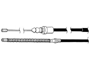KAWE RT02175 trosas, stovėjimo stabdys
7700781393