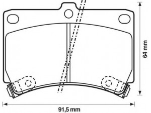 BENDIX 572145B stabdžių trinkelių rinkinys, diskinis stabdys 
 Techninės priežiūros dalys -> Papildomas remontas
B4Y63323Z, B4Y63323ZA, B5Y63323Z