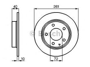 BOSCH 0 986 478 633 stabdžių diskas 
 Dviratė transporto priemonės -> Stabdžių sistema -> Stabdžių diskai / priedai
3415598, 4146391, F32Z 2C026 A