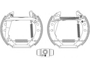 HELLA 8DB 355 004-001 stabdžių trinkelių komplektas 
 Techninės priežiūros dalys -> Papildomas remontas
171609525A, 171609526A, 171609527F