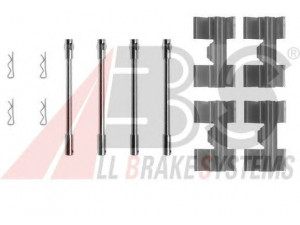 A.B.S. 0967Q priedų komplektas, diskinių stabdžių trinkelės 
 Stabdžių sistema -> Diskinis stabdys -> Stabdžių dalys/priedai
0060967000, 7550967, 6530967, 7550967