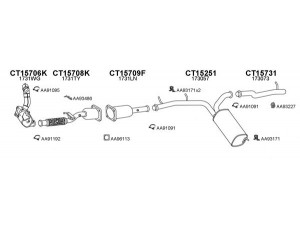 VENEPORTE 450696 išmetimo sistema 
 Išmetimo sistema -> Išmetimo sistema, visa