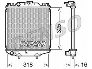 DENSO DRM47029 radiatorius, variklio aušinimas
1770060D40