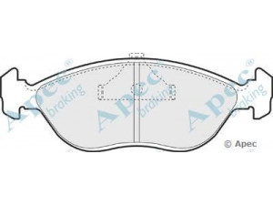 APEC braking PAD832 stabdžių trinkelių rinkinys, diskinis stabdys 
 Techninės priežiūros dalys -> Papildomas remontas
3344703, 33447038