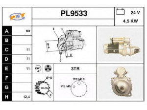 SNRA PL9533 starteris
