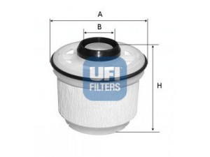 UFI 26.045.00 kuro filtras 
 Techninės priežiūros dalys -> Papildomas remontas
23390-0L010, 23390-0L041