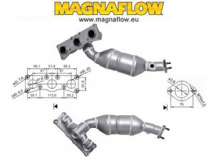 MAGNAFLOW 60612 katalizatoriaus keitiklis 
 Išmetimo sistema -> Katalizatoriaus keitiklis
18407530570