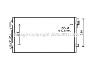 AVA QUALITY COOLING BWA5434 kondensatorius, oro kondicionierius