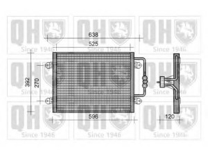 QUINTON HAZELL QCN157 kondensatorius, oro kondicionierius 
 Oro kondicionavimas -> Kondensatorius
77 00 425 843, 77 00 432 392