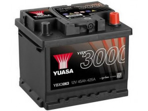 YUASA YBX3063 starterio akumuliatorius 
 Elektros įranga -> Akumuliatorius