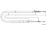 CABOR 10.7513 trosas, stovėjimo stabdys 
 Stabdžių sistema -> Valdymo svirtys/trosai
8Z0609721D