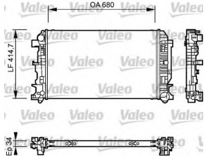 VALEO 735084 radiatorius, variklio aušinimas 
 Aušinimo sistema -> Radiatorius/alyvos aušintuvas -> Radiatorius/dalys
2E0121253A
