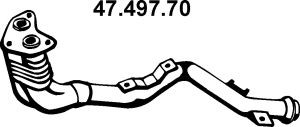 EBERSPÄCHER 47.497.70 išleidimo kolektorius 
 Išmetimo sistema -> Išmetimo vamzdžiai
17410-1A480