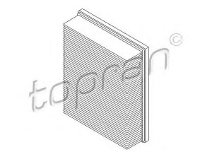 TOPRAN 107 345 oro filtras 
 Filtrai -> Oro filtras
058 133 843, 1 736 675, 1 747 280