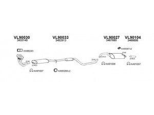 VENEPORTE 900087 išmetimo sistema