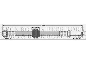 BORG & BECK BBH7097 stabdžių žarnelė 
 Stabdžių sistema -> Stabdžių žarnelės
639 428 0835, 6394280335, 6394280835