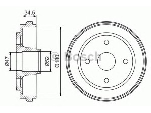 BOSCH 0 986 477 264 stabdžių būgnas 
 Stabdžių sistema -> Būgninis stabdys -> Stabdžių būgnas
4704595, 9208532, 43511-76G50, 43511M76G50
