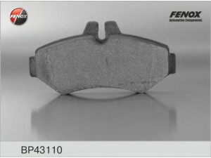 FENOX BP43110 stabdžių trinkelių rinkinys, diskinis stabdys 
 Techninės priežiūros dalys -> Papildomas remontas
05103557AA, 0004209720, 0034202420