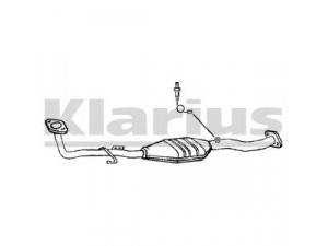 KLARIUS 322483 katalizatoriaus keitiklis 
 Išmetimo sistema -> Katalizatoriaus keitiklis
174100D030