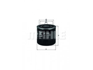 KNECHT OC 290 alyvos filtras 
 Techninės priežiūros dalys -> Techninės priežiūros intervalai
09110665, 4402665, 7700106067, 7700860823
