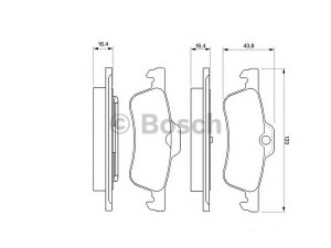 BOSCH 0 986 424 654 stabdžių trinkelių rinkinys, diskinis stabdys
34 21 1 503 077, 34 21 6 761 288