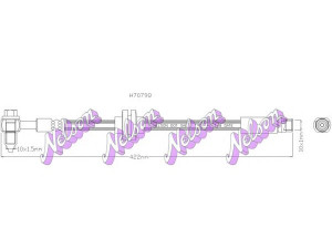 Brovex-Nelson H7079Q stabdžių žarnelė 
 Stabdžių sistema -> Stabdžių žarnelės
12774865, 13336917, 13399771, 562173