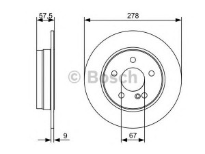 BOSCH 0 986 479 409 stabdžių diskas 
 Stabdžių sistema -> Diskinis stabdys -> Stabdžių diskas
000 423 13 12, 204 423 05 12, A 000 423 13 12