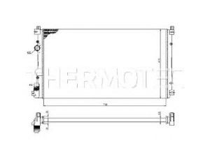 THERMOTEC D7R010TT radiatorius, variklio aušinimas 
 Aušinimo sistema -> Radiatorius/alyvos aušintuvas -> Radiatorius/dalys
77 01 057 119, 7701057119